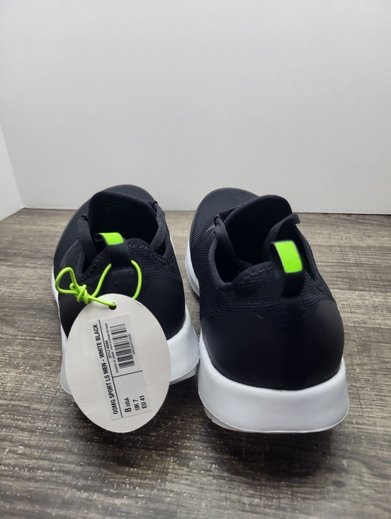 Oofos OOmg Sport LS Low Shoe Men\'s Size 8 Black White New